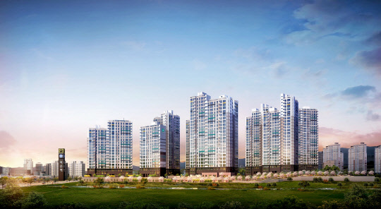 사진= 직산역 서희스타힐스. 투시도